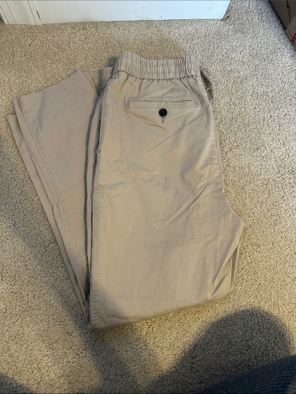 H&M Men's Drawstring Chinos — Light Beige